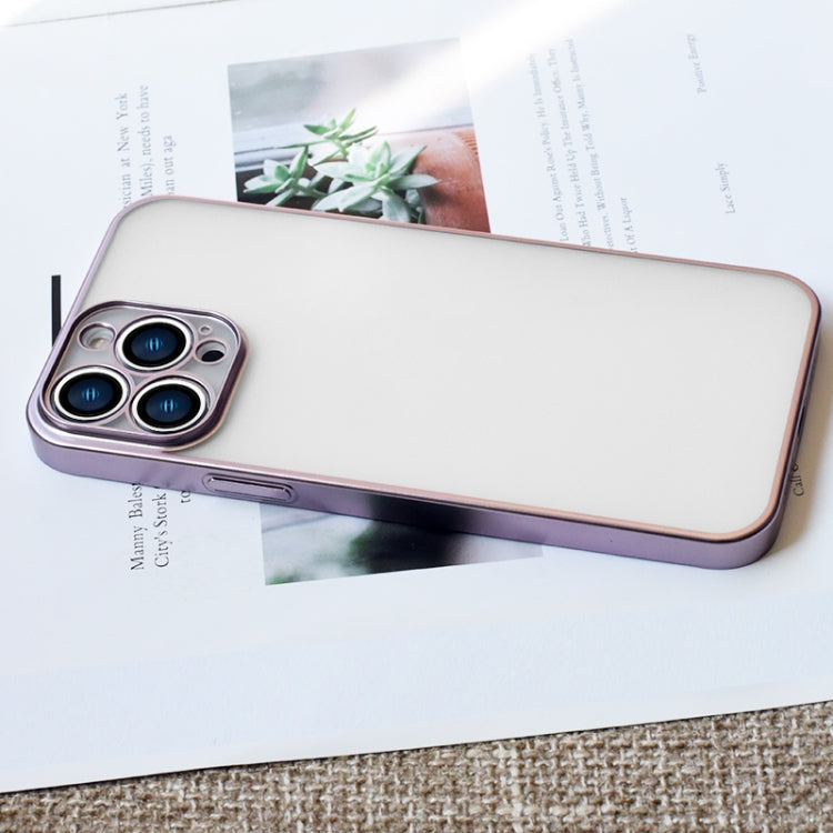 KSTDESIGN Wing Plating Series Semi-transparent Frosted Phone Case, For iPhone 12, For iPhone 12 Pro, For iPhone 12 Pro Max, For iPhone 13 Pro, For iPhone 13 Pro Max
