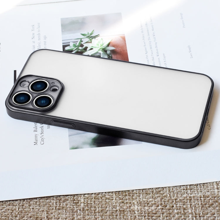 KSTDESIGN Wing Plating Series Semi-transparent Frosted Phone Case, For iPhone 13