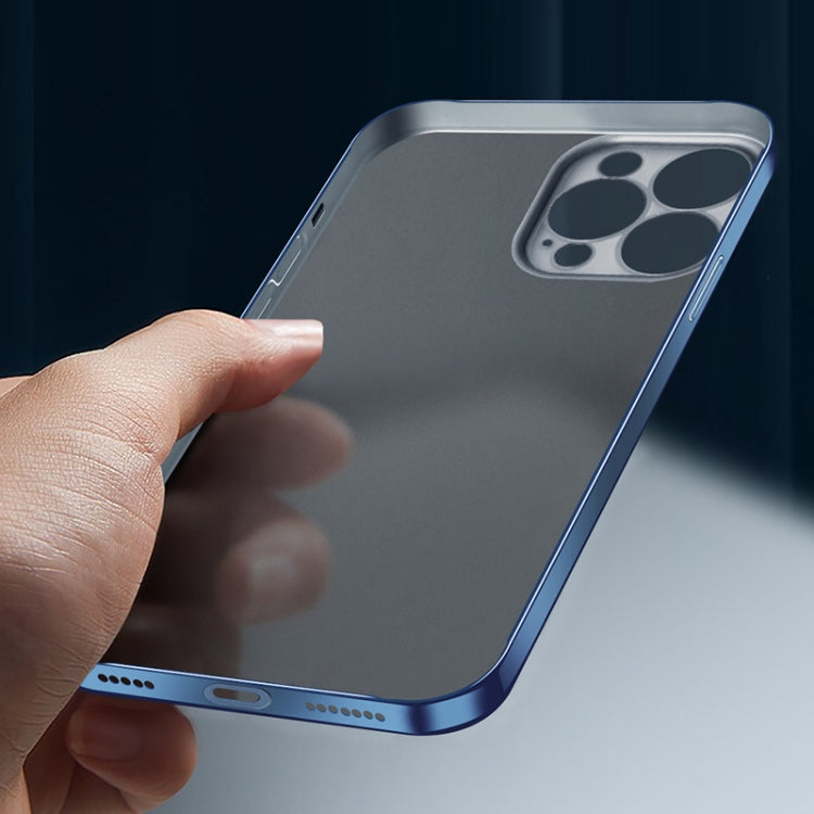 KSTDESIGN Wing Plating Series Semi-transparent Frosted Phone Case, For iPhone 13