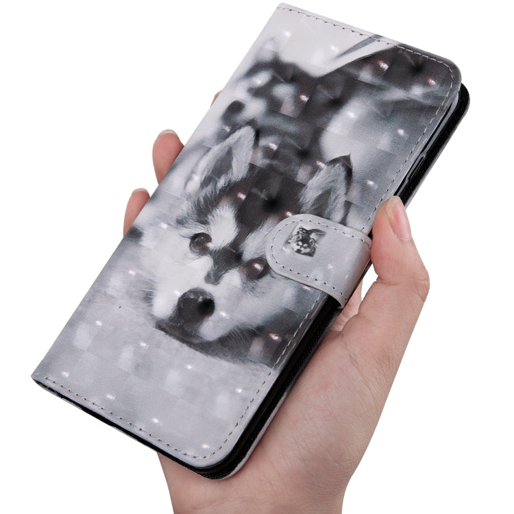 3D Painting Pattern Coloured Drawing Leather Phone Case, For iPhone 13 Pro Max, For iPhone 13 Pro