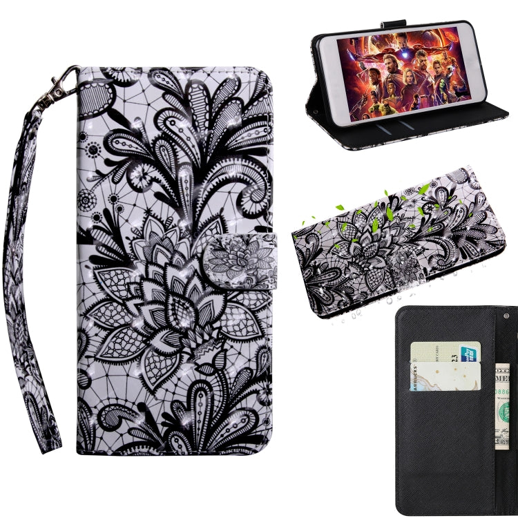 3D Painting Pattern Coloured Drawing Leather Phone Case, For iPhone 13 Pro Max, For iPhone 13 Pro