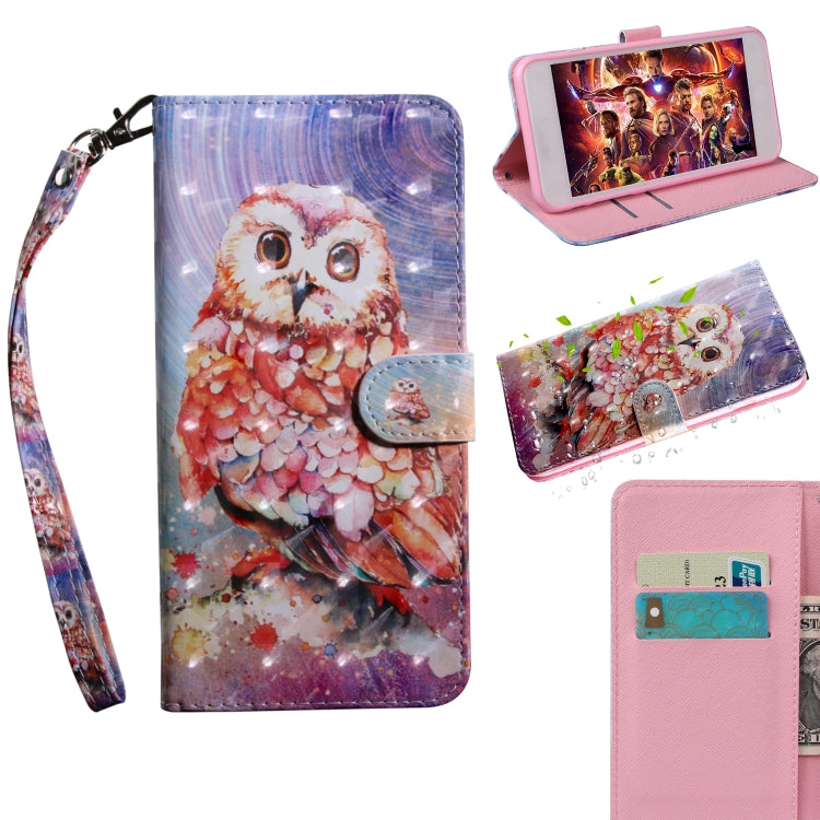 3D Painting Pattern Coloured Drawing Leather Phone Case, For iPhone 13 Pro Max, For iPhone 13 Pro