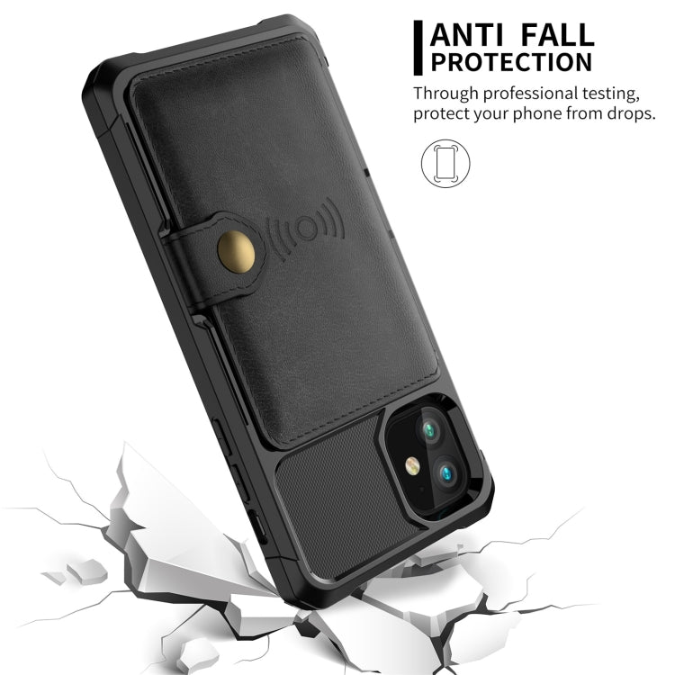 Magnetic Wallet Card Bag Leather Case, For iPhone 12 mini, For iPhone 12 / 12 Pro, For iPhone 12 Pro Max, For iPhone 11