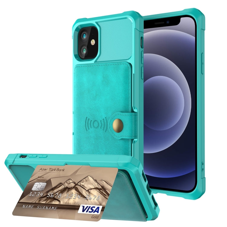 Magnetic Wallet Card Bag Leather Case, For iPhone 12 mini, For iPhone 12 / 12 Pro, For iPhone 12 Pro Max, For iPhone 11