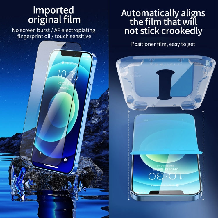 For iPhone 16e / 13 / 13 Pro Fast Attach Dust-proof Anti-static Tempered Glass Film, For iPhone 13 mini (1 PC), For iPhone 16e / 13 / 13 Pro (1 PC), For iPhone 13 Pro Max (1 PC), For iPhone 12 mini(1 PC), For iPhone 12 / 12 Pro(1 PC)                   ...
