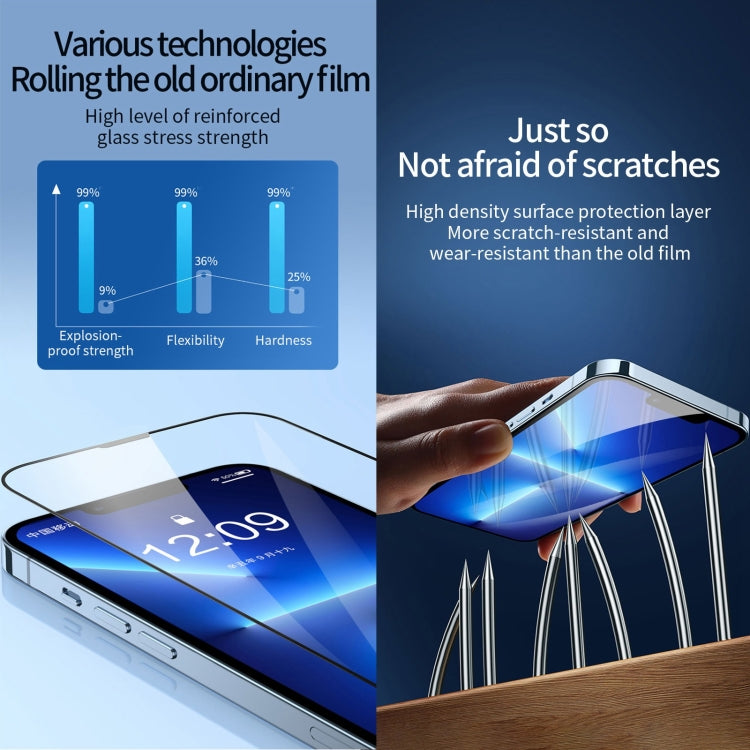 For iPhone 16e / 13 / 13 Pro Fast Attach Dust-proof Anti-static Tempered Glass Film, For iPhone 13 mini (1 PC), For iPhone 16e / 13 / 13 Pro (1 PC), For iPhone 13 Pro Max (1 PC), For iPhone 12 mini(1 PC), For iPhone 12 / 12 Pro(1 PC)                   ...
