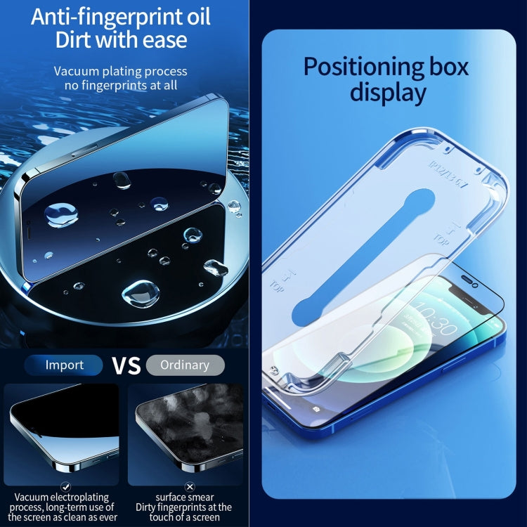 For iPhone 16e / 13 / 13 Pro Fast Attach Dust-proof Anti-static Tempered Glass Film, For iPhone 13 mini (1 PC), For iPhone 16e / 13 / 13 Pro (1 PC), For iPhone 13 Pro Max (1 PC), For iPhone 12 mini(1 PC), For iPhone 12 / 12 Pro(1 PC)                   ...