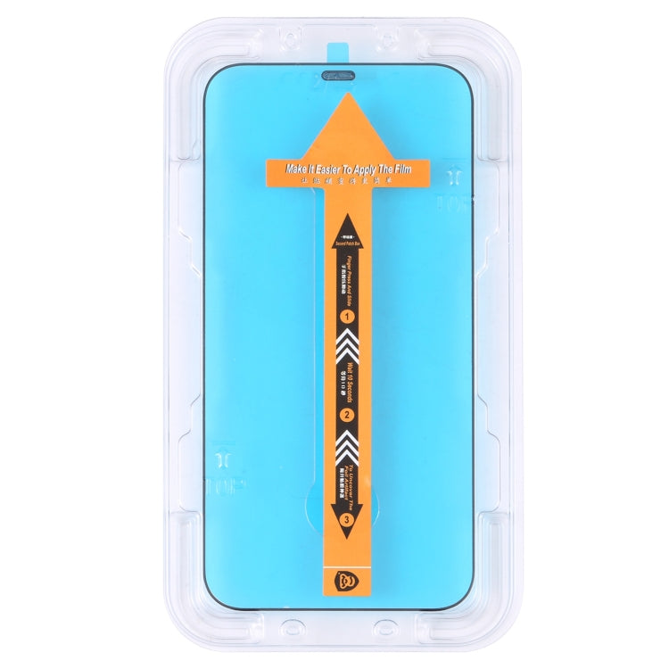 For iPhone 16e / 13 / 13 Pro 25pcs Fast Attach Dust-proof Anti-static Tempered Glass Film, For iPhone 13 mini (25PCS), For iPhone 16e / 13 / 13 Pro (25PCS), For iPhone 13 Pro Max (25PCS), For iPhone 12 mini(25PCS), For iPhone 12 / 12 Pro(25PCS)        ...