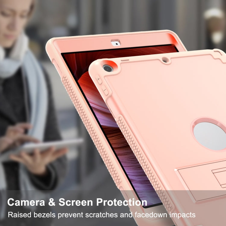 PC+Silicone Holder Tablet Case, For iPad 9.7 2018 / 2017, For iPad 10.2 2020 / 2019