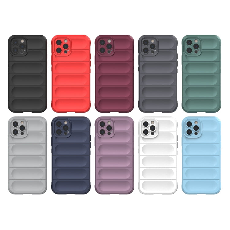 Magic Shield TPU + Flannel Phone Case, For iPhone 12 Pro, For iPhone 12 Pro Max