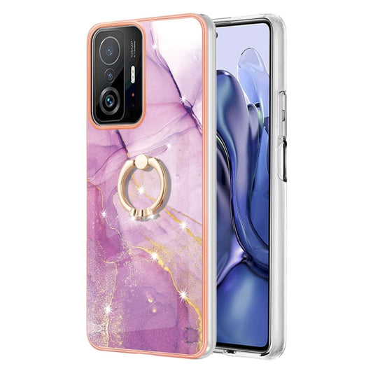 Electroplating Marble Pattern TPU Phone Case with Ring, For Xiaomi 11T / 11T Pro, For Xiaomi Redmi 10, For Samsung Galaxy A23 5G / 4G, For Samsung Galaxy A13 4G