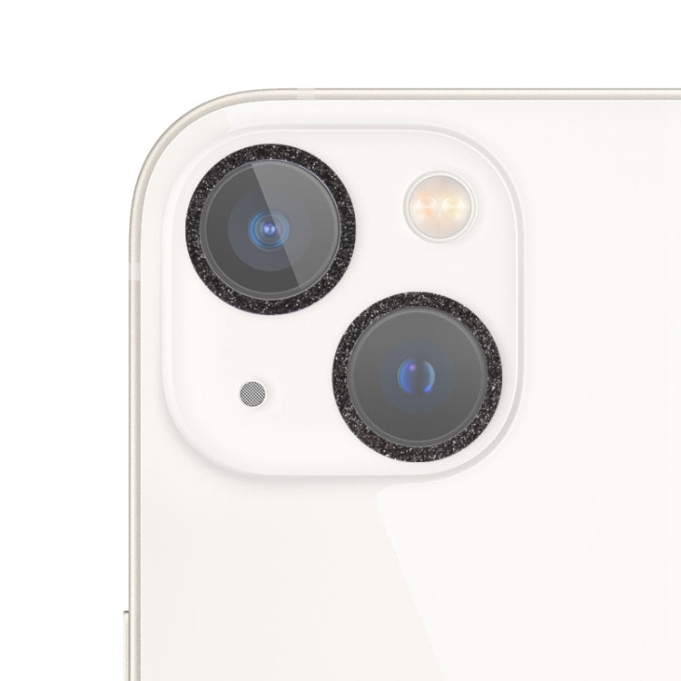 Glitter Ring Tempered Glass Camera Lens Film, For iPhone 13, For iPhone 13 Pro / 13 Pro Max, For iPhone 12 mini / 11, For iPhone 12 Pro