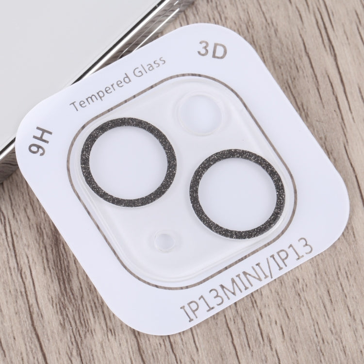Glitter Ring Tempered Glass Camera Lens Film, For iPhone 13, For iPhone 13 Pro / 13 Pro Max, For iPhone 12 mini / 11, For iPhone 12 Pro