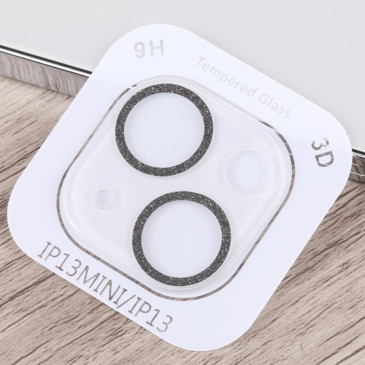 Glitter Ring Tempered Glass Camera Lens Film, For iPhone 13, For iPhone 13 Pro / 13 Pro Max, For iPhone 12 mini / 11, For iPhone 12 Pro