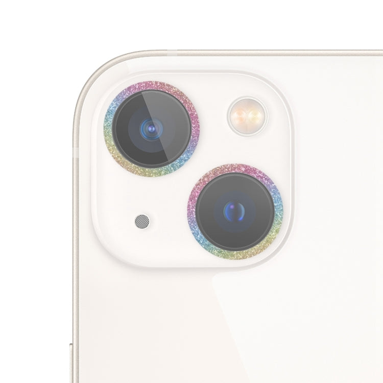 Glitter Ring Tempered Glass Camera Lens Film, For iPhone 13, For iPhone 13 Pro / 13 Pro Max, For iPhone 12 mini / 11, For iPhone 12 Pro
