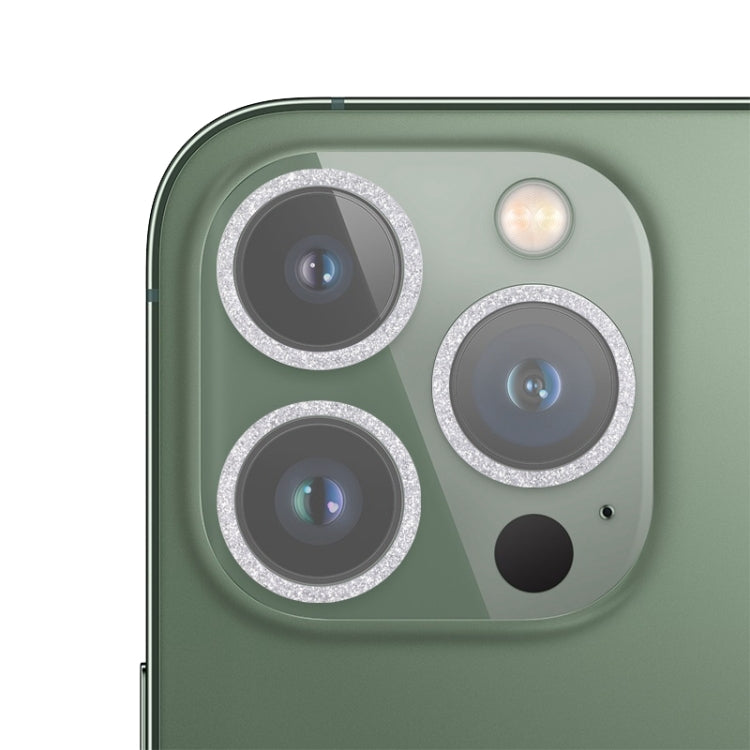 Glitter Ring Tempered Glass Camera Lens Film, For iPhone 13, For iPhone 13 Pro / 13 Pro Max, For iPhone 12 mini / 11, For iPhone 12 Pro