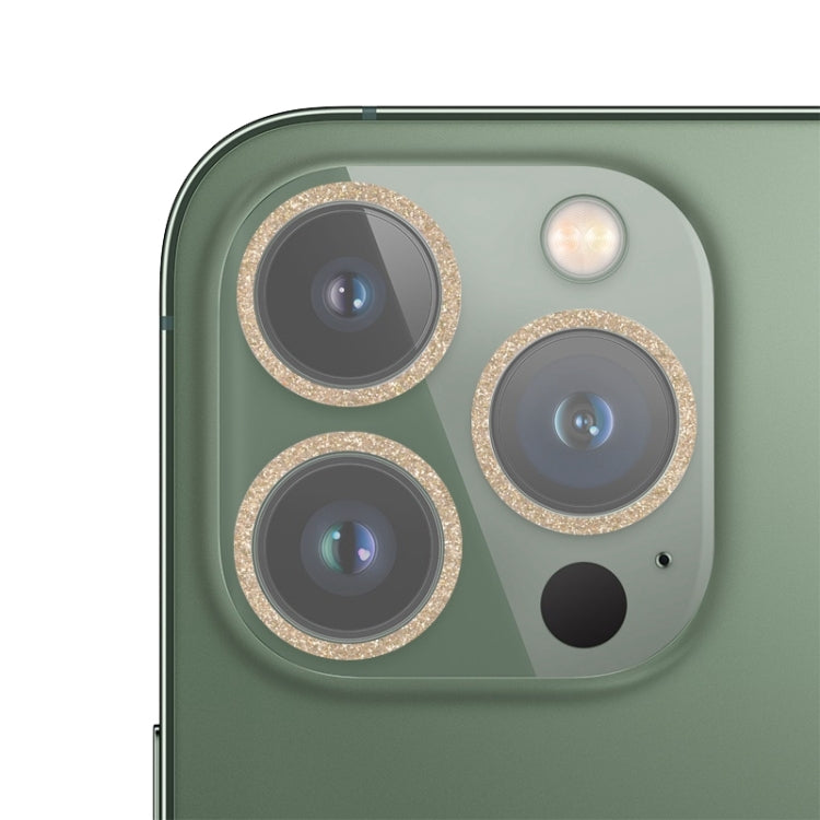 Glitter Ring Tempered Glass Camera Lens Film, For iPhone 13, For iPhone 13 Pro / 13 Pro Max, For iPhone 12 mini / 11, For iPhone 12 Pro