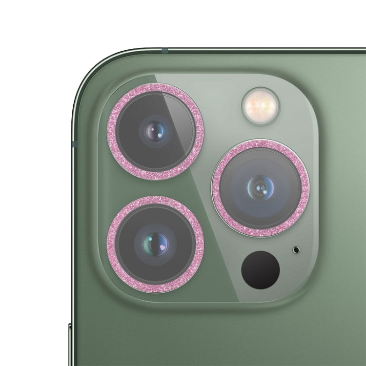 Glitter Ring Tempered Glass Camera Lens Film, For iPhone 13, For iPhone 13 Pro / 13 Pro Max, For iPhone 12 mini / 11, For iPhone 12 Pro