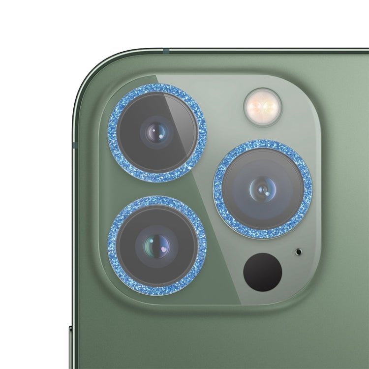Glitter Ring Tempered Glass Camera Lens Film, For iPhone 13, For iPhone 13 Pro / 13 Pro Max, For iPhone 12 mini / 11, For iPhone 12 Pro