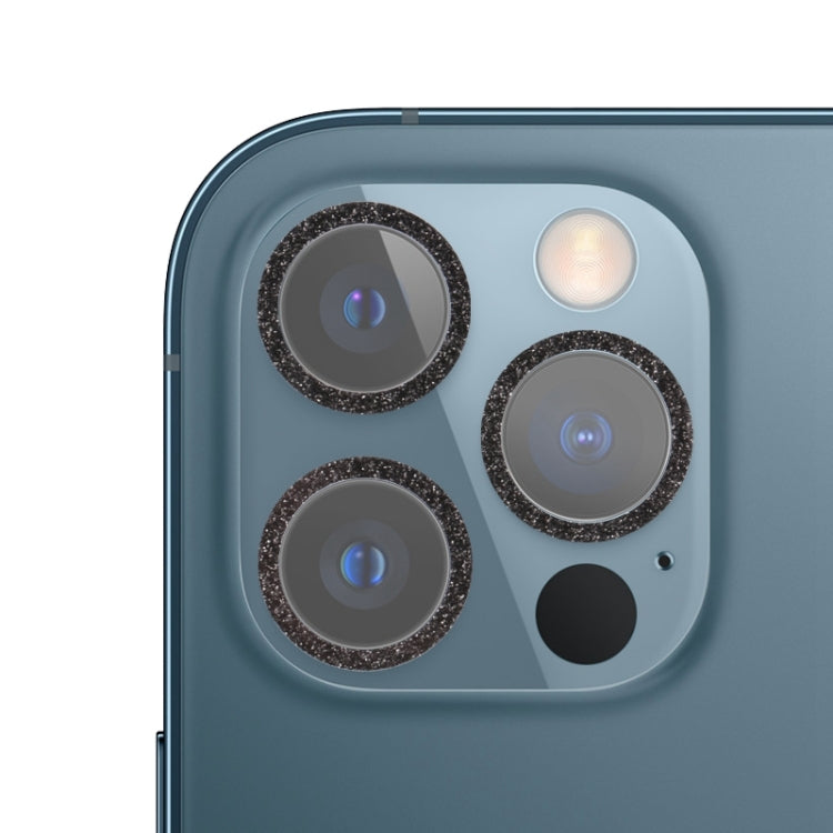 Glitter Ring Tempered Glass Camera Lens Film, For iPhone 13, For iPhone 13 Pro / 13 Pro Max, For iPhone 12 mini / 11, For iPhone 12 Pro