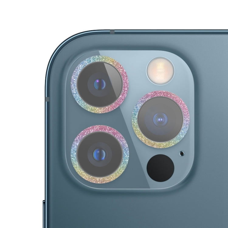 Glitter Ring Tempered Glass Camera Lens Film, For iPhone 13, For iPhone 13 Pro / 13 Pro Max, For iPhone 12 mini / 11, For iPhone 12 Pro
