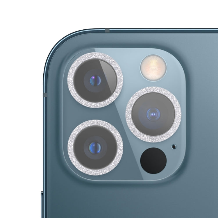 Glitter Ring Tempered Glass Camera Lens Film, For iPhone 13, For iPhone 13 Pro / 13 Pro Max, For iPhone 12 mini / 11, For iPhone 12 Pro