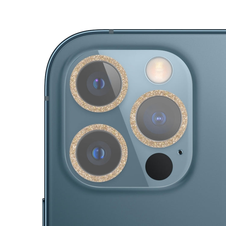 Glitter Ring Tempered Glass Camera Lens Film, For iPhone 13, For iPhone 13 Pro / 13 Pro Max, For iPhone 12 mini / 11, For iPhone 12 Pro