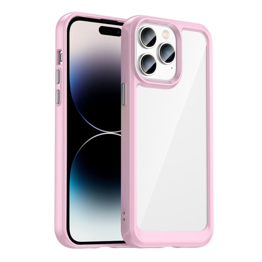 Colorful Series Acrylic + TPU Phone Case, For iPhone 14 Pro, For iPhone 14 Pro Max, For iPhone 14