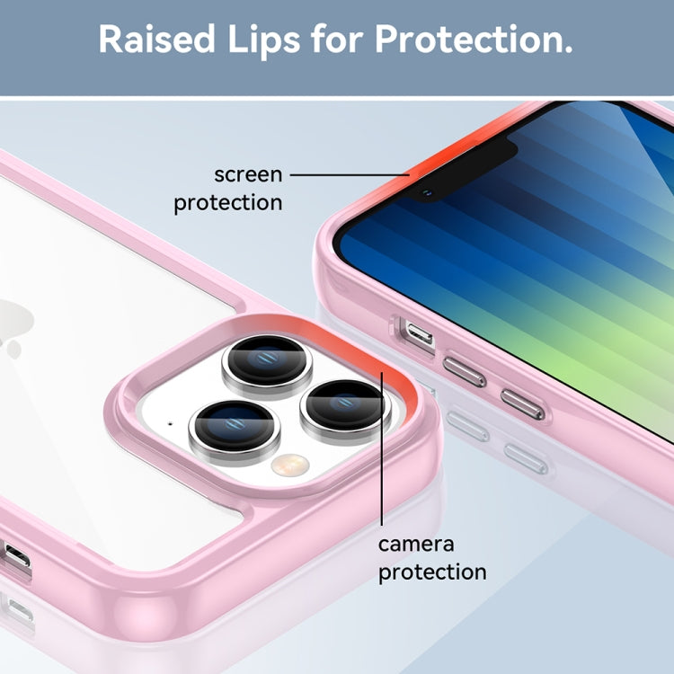 Colorful Series Acrylic + TPU Phone Case, For iPhone 14 Pro, For iPhone 14 Pro Max, For iPhone 14