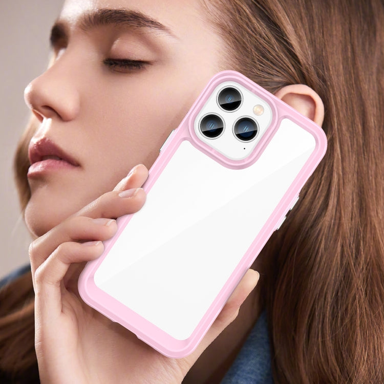 Colorful Series Acrylic + TPU Phone Case, For iPhone 14 Pro, For iPhone 14 Pro Max, For iPhone 14