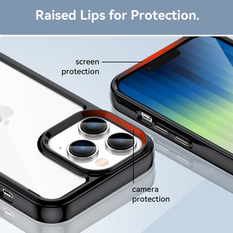 Colorful Series Acrylic + TPU Phone Case, For iPhone 14 Pro