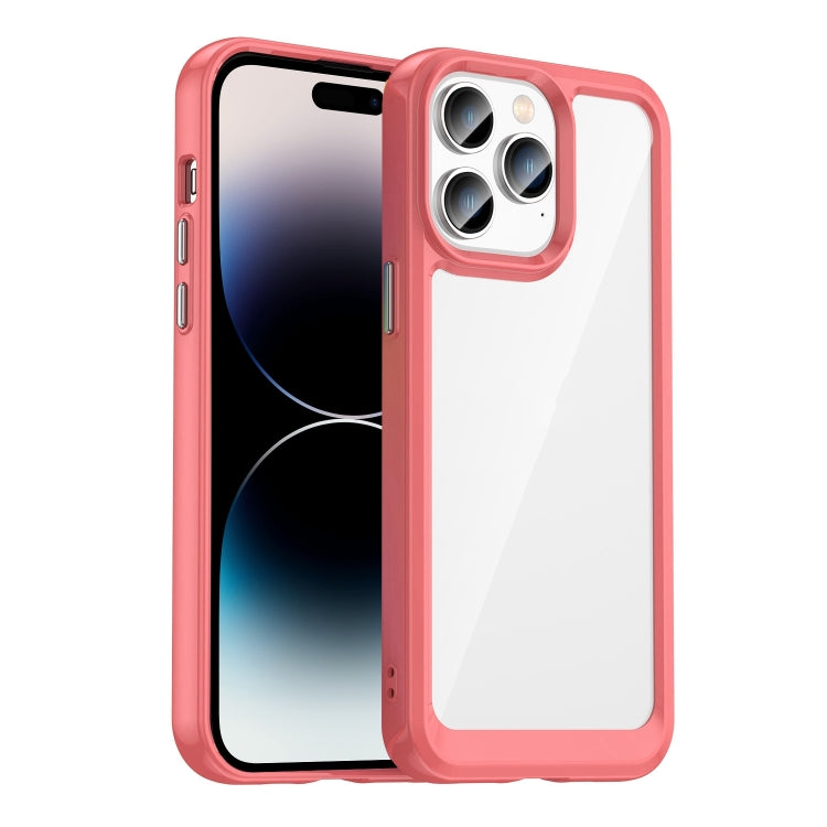 Colorful Series Acrylic + TPU Phone Case, For iPhone 14 Pro, For iPhone 14 Pro Max, For iPhone 14