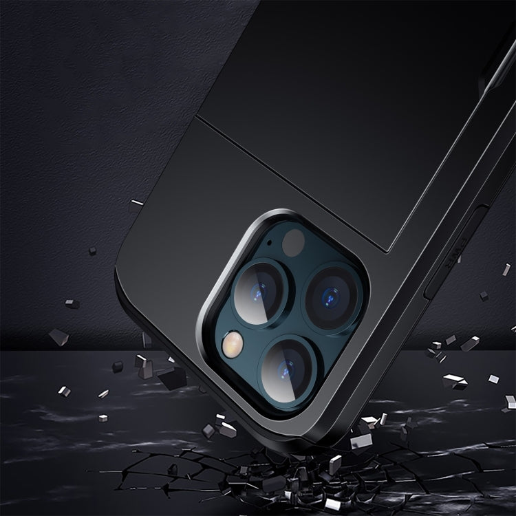 Shockproof Armor Protective Phone Case with Slide Card Slot
