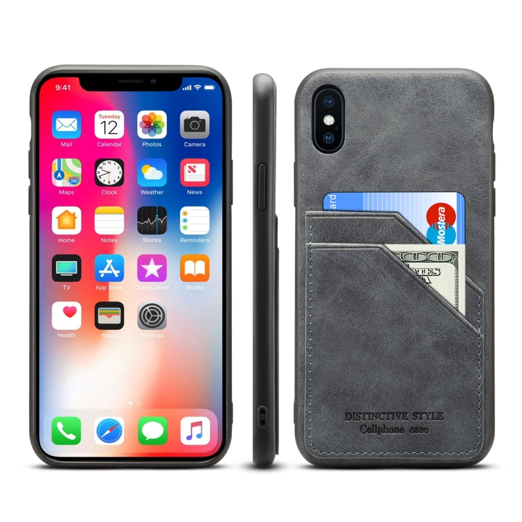 Card Slots Full Coverage PU+TPU Phone Case