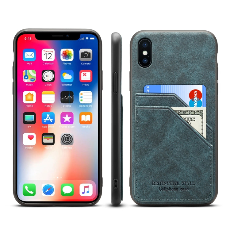 Card Slots Full Coverage PU+TPU Phone Case
