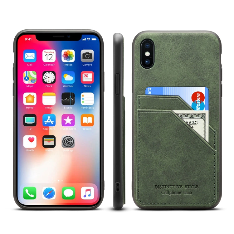 Card Slots Full Coverage PU+TPU Phone Case