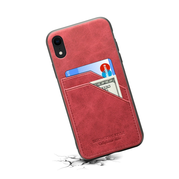 Card Slots Full Coverage PU+TPU Phone Case, For iPhone X / XS, For iPhone XR, For iPhone XS Max, For iPhone SE 2022 / SE 2020 / 8 / 7, For iPhone 8 Plus / 7 Plus