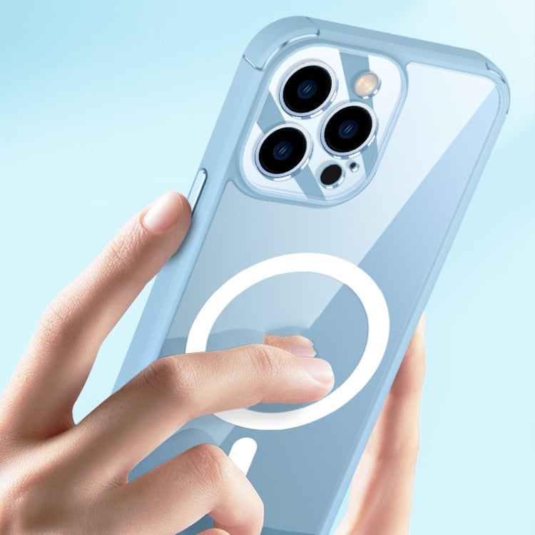 Soft Shield MagSafe Magnetic Acrylic Transparent PC Phone Case, For iPhone 12 Pro, For iPhone 12