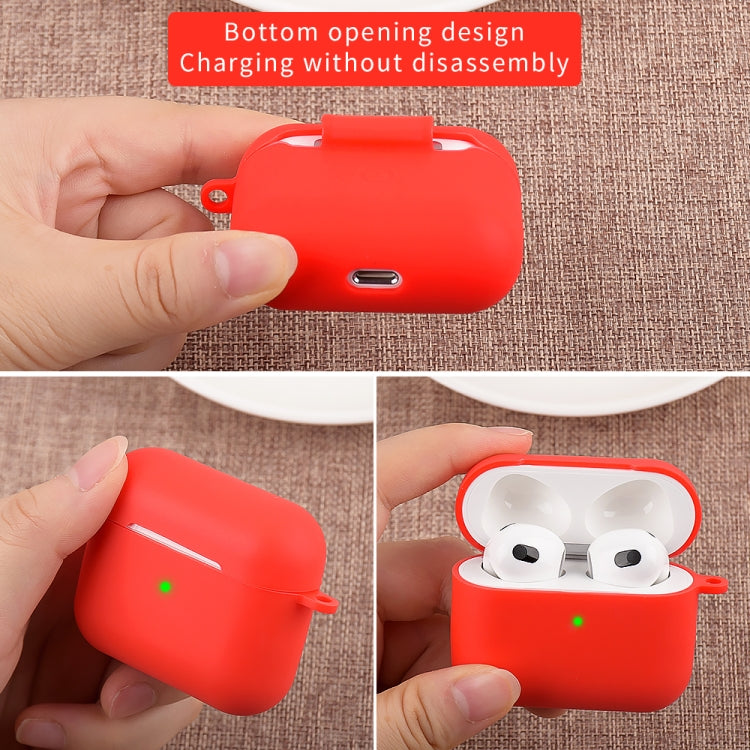 Wireless Earphone Silicone Protective Case with Carabiner, with Carabiner Red, with Carabiner Lavender Grey, with Carabiner Matcha Green, with Carabiner Wine Red, with Carabiner Yellow, with Carabiner Dark Green, with Carabiner Mustard Green...