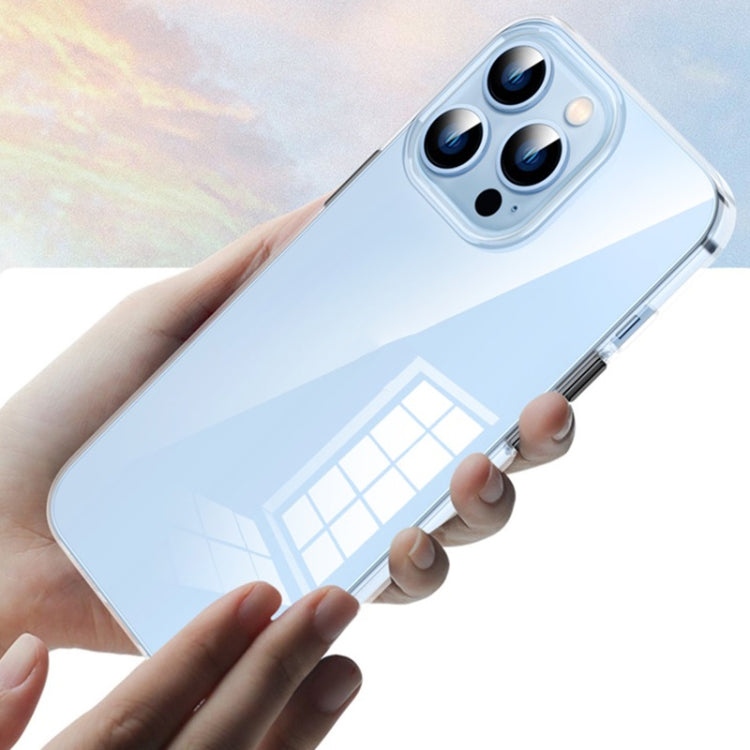 Transparent PC Metal Button Phone Case, For iPhone 14 Pro Max, For iPhone 14 Pro, For iPhone 14 Plus, For iPhone 14, For iPhone 13 Pro Max, For iPhone 13 Pro, For iPhone 13, For iPhone 12 Pro Max, For iPhone 12 Pro, For iPhone 12