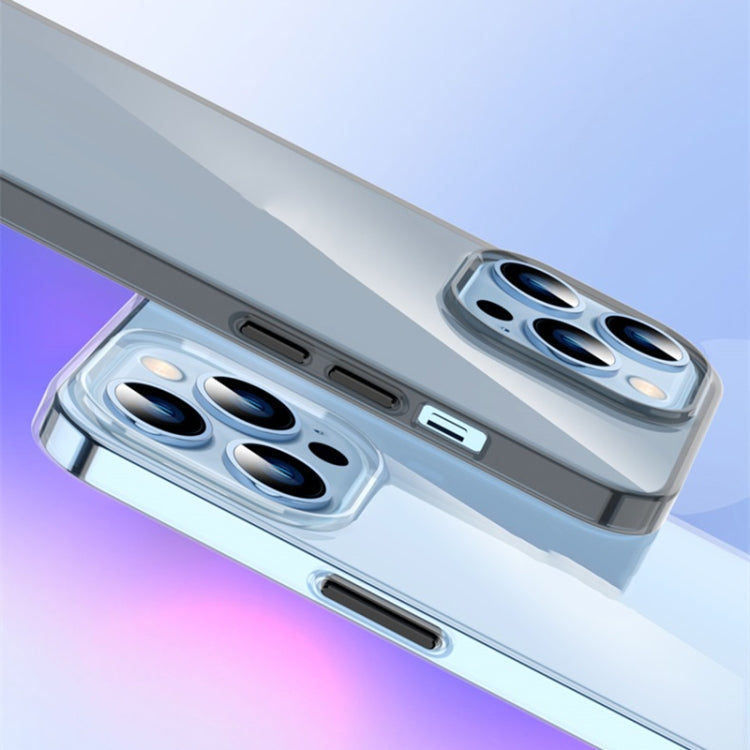 Transparent PC Metal Button Phone Case, For iPhone 14 Pro Max, For iPhone 14 Pro, For iPhone 14 Plus, For iPhone 14, For iPhone 13 Pro Max, For iPhone 13 Pro, For iPhone 13, For iPhone 12 Pro Max, For iPhone 12 Pro, For iPhone 12