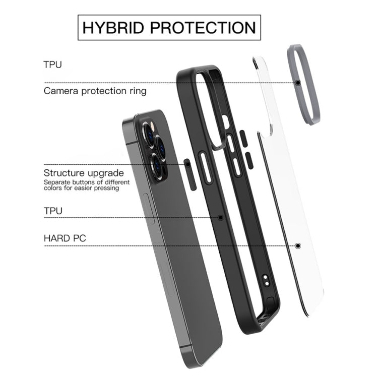 Ming Shield Hybrid Frosted Transparent Phone Case, For iPhone 14 Pro Max, For iPhone 14 Pro, For iPhone 14 Plus