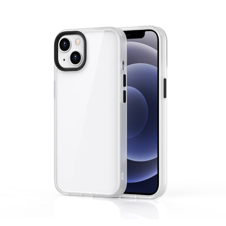 Ming Shield Hybrid Frosted Transparent Phone Case, For iPhone 14