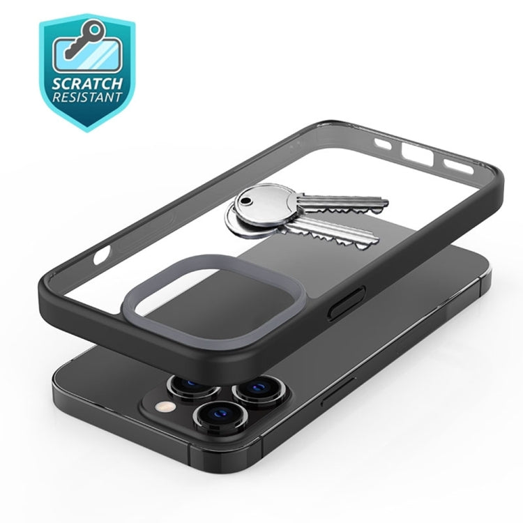 Ming Shield Hybrid Frosted Transparent Phone Case, For iPhone 14