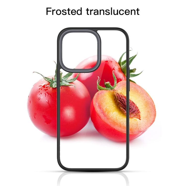 Ming Shield Hybrid Frosted Transparent Phone Case, For iPhone 14