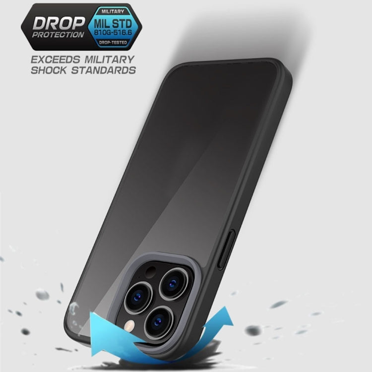 Ming Shield Hybrid Frosted Transparent Phone Case, For iPhone 14