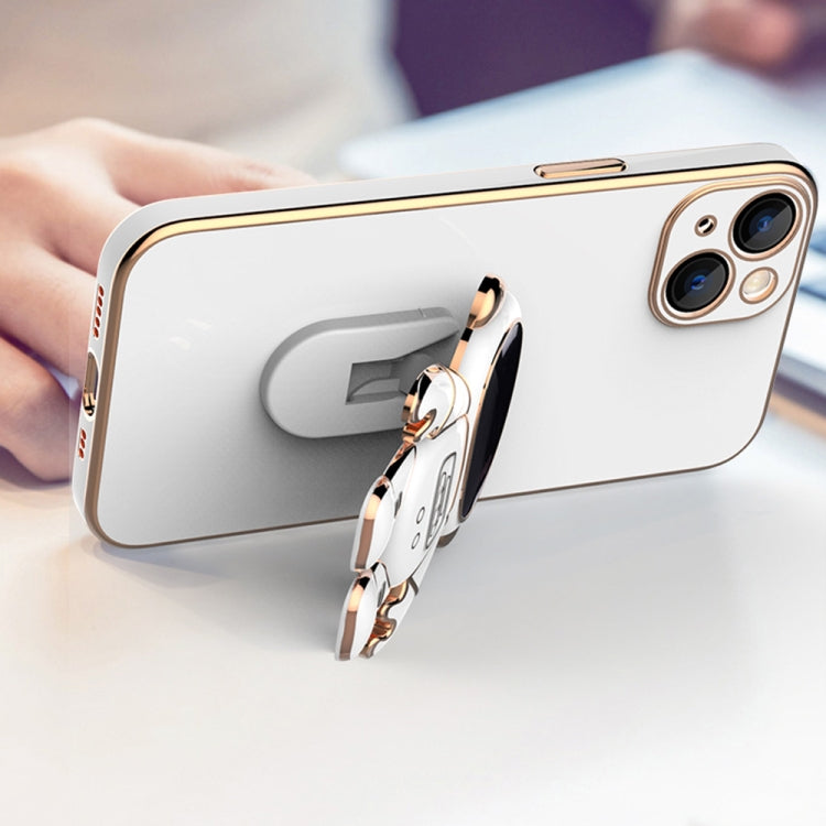 Plating Astronaut Holder Phone Case, For iPhone 12, For iPhone 12 mini