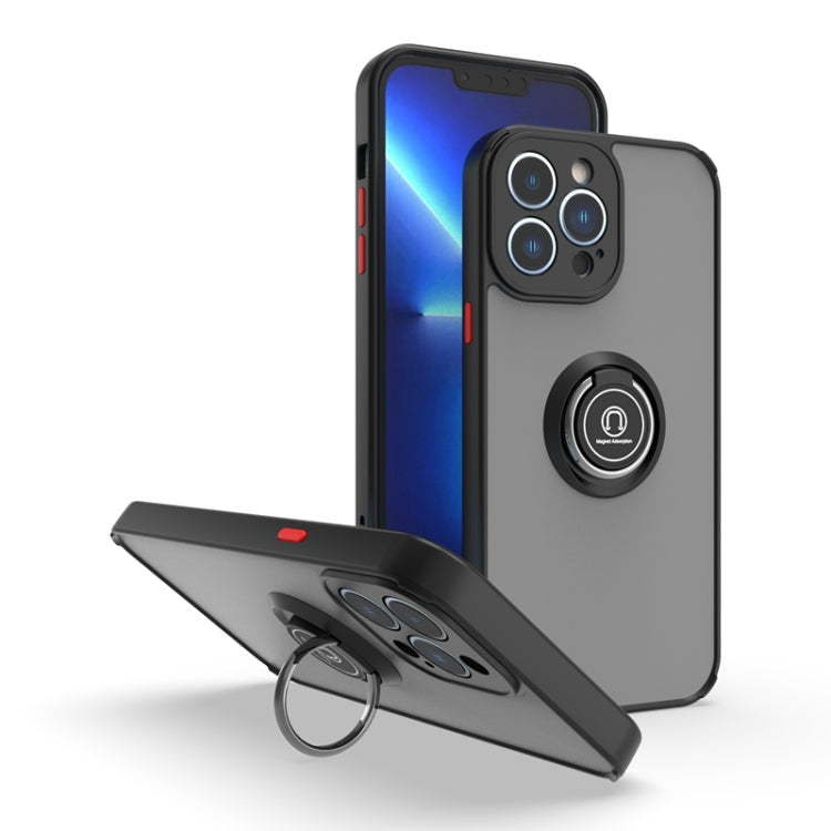 Q Shadow 1 Series TPU + PC Phone Case with Ring Holder, For iPhone 14 Pro Max, For iPhone 14 Pro, For iPhone 14 Max