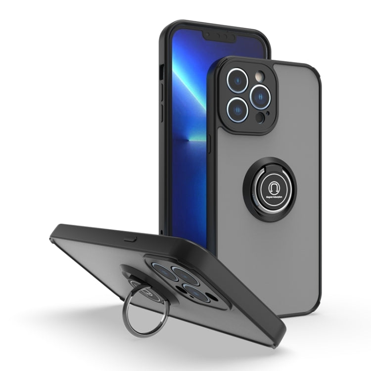 Q Shadow 1 Series TPU + PC Phone Case with Ring Holder, For iPhone 14 Pro Max, For iPhone 14 Pro, For iPhone 14 Max