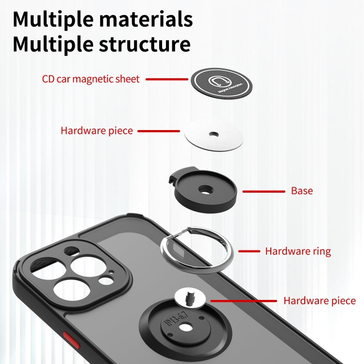 Q Shadow 1 Series TPU + PC Phone Case with Ring Holder, For iPhone 14 Pro Max, For iPhone 14 Pro, For iPhone 14 Max
